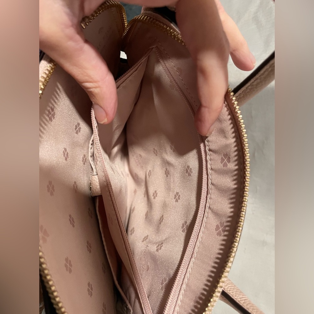 Kate Spade Pink Satchel with Gold Accents - Picture 13 of 16